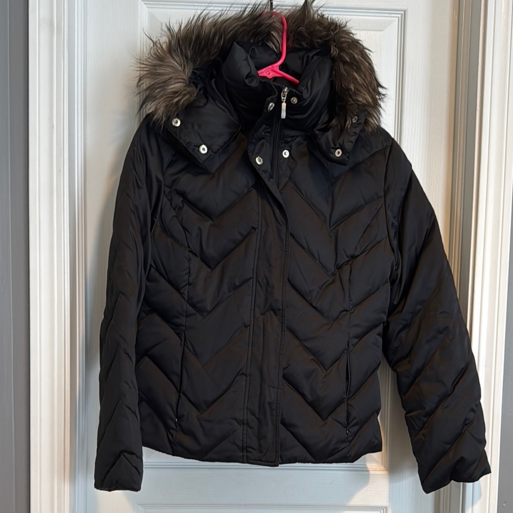 Nine West hooded puffer winter jacket